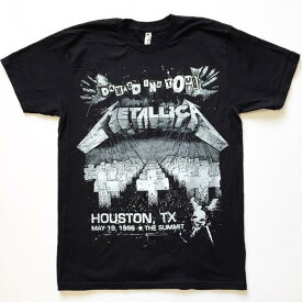 METALLICA　メタリカ DAMAGE INC TOUR 1986 プリントTシャツ 半袖Tシャツ ツアーTシャツ ROCK メンズTシャツ ロックT バンドT