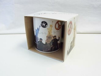 "peace in nyc"和平签名onoyoko啤酒杯茶杯