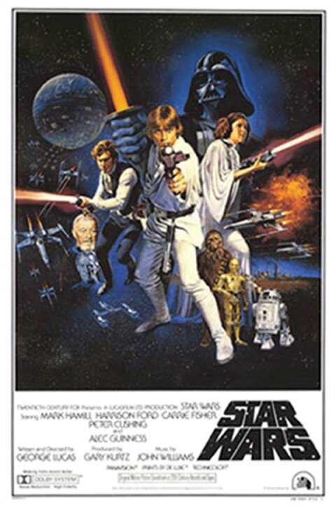 楽天市場】映画ポスター STARWARS スター・ウォーズ エピソード4 新た 