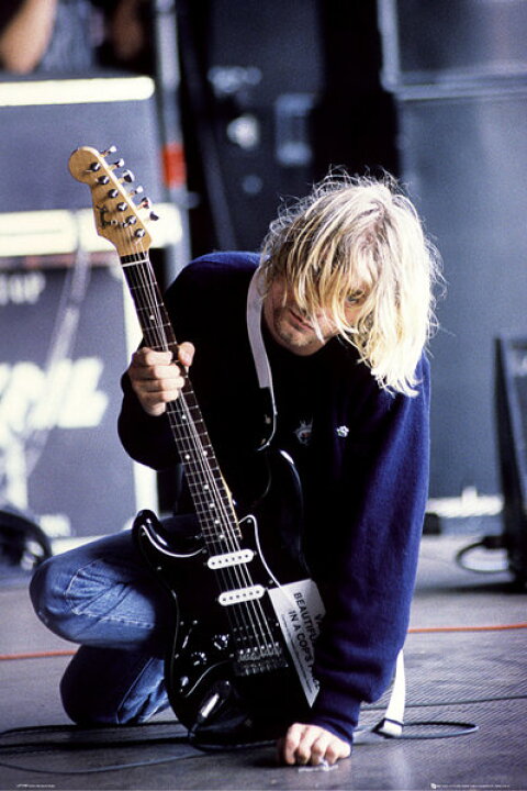 楽天市場】ポスター Kurt Cobain カート・コバーン ライヴ フォト 