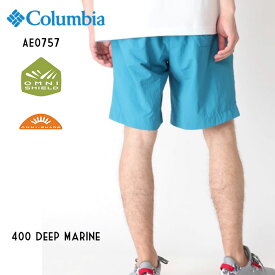 Columbia コロンビア ショートパンツ AE0757 短パン レギュラーフィット サマードライショーツ UVケア 撥水 メンズ サイズ
