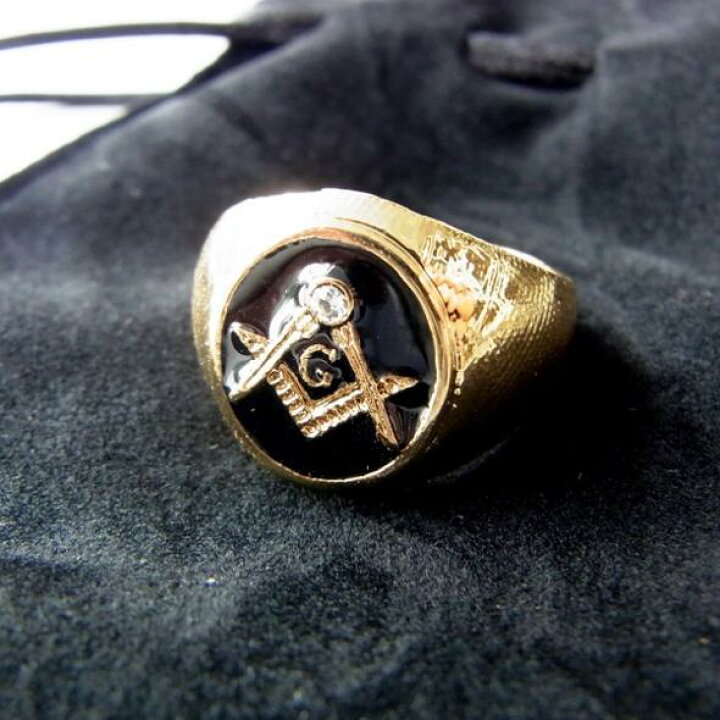 楽天市場 超希少新品 フリーメイソン カレッジリング フリーメーソン Free Mason ゴールドリング 2j Free Mason カレッジリング 秘密結社 都市伝説 メンズ 指輪 送料無料 Revivals Gallery