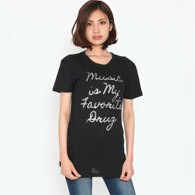 Music is My Favorite Drug グラフィックTシャツ レディース Tシャツ ヴィンテージTシャツ