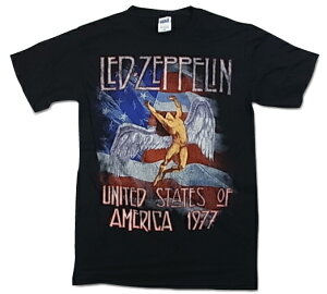 ���b�NT�V���c �o���hT�V���c Led Zeppelin ���b�h�E�c�F�b�y���� 1977 US TOUR SWAN �u���b�N T�V���c �o���hT ���K�i ��������