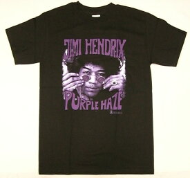 ロックTシャツ バンドTシャツ Jimi Hendrix　ジミー・ヘンドリックス Purple Haze プリントTシャツ　限定Tシャツ 半袖Tシャツ ROCK バンドT 正規品 送料無料