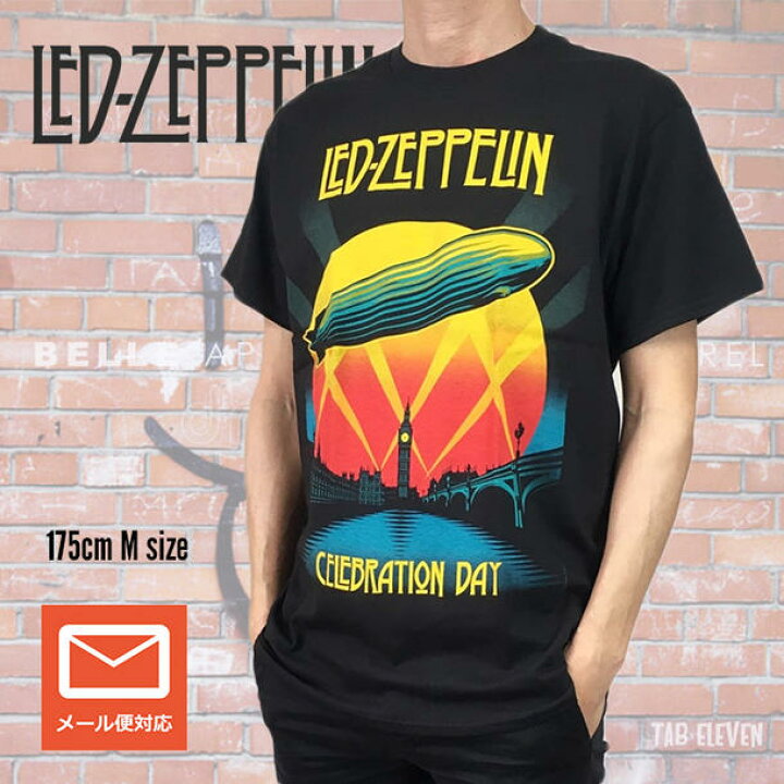 楽天市場】ロックTシャツ バンドTシャツ Led Zeppelin レッド