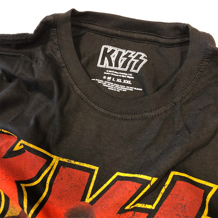 楽天市場】バンドTシャツ KISS キッス Tシャツ キス ビンテージ ネオン 