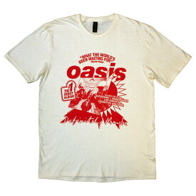 ロックTシャツ バンドTシャツ OASIS オアシス Tシャツ What The World's Been Waiting For UK 正規品 オフィシャル ブリティッシュ・ロック オルタナティヴ・ロック