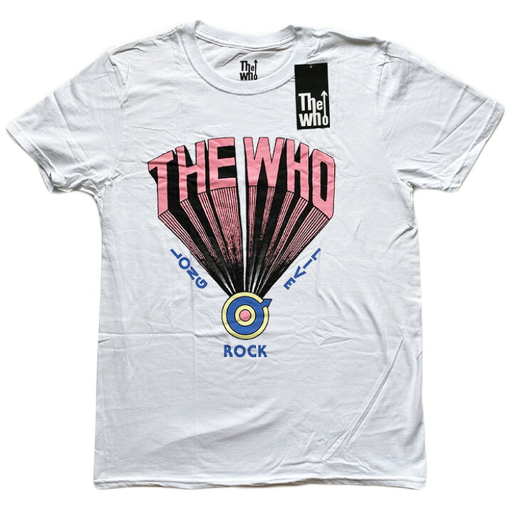 楽天市場】the WHO ザ・フー LONG ROCK LIVE ホワイト Tシャツ ROCK 