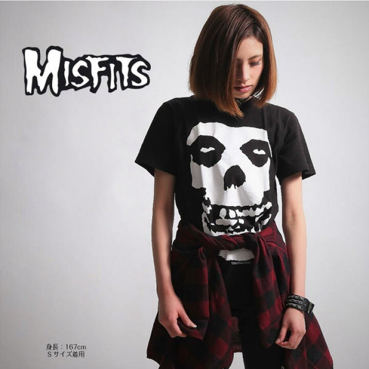 楽天市場】ロックTシャツ バンドTシャツ MISFITS ミスフィッツ  