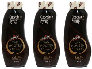 yz֑z oz[e@`R[gVbv@630g×3 Van Houten CHOCOLATE syrup Ɩp ٍޗ `R