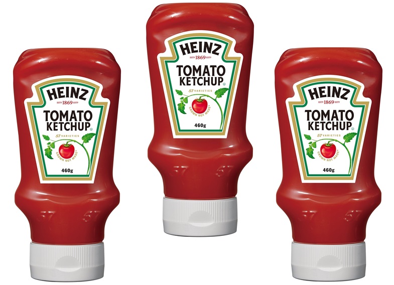 安心の宅配便なので他商品も無制限で同梱可能 毎日がバーゲンセール 宅配便送料無料 ハインツ トマトケチャップ 逆さボトル 予約販売 調味料 ketchup 460ｇ×3本 HEINZ
