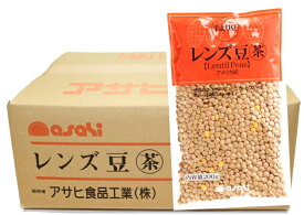 レンズ豆 皮つき 200g×20袋×10ケース 流通革命 アメリカ産 輸入豆 海外豆 業務用 小売用 アサヒ食品工業 乾燥豆 40kg