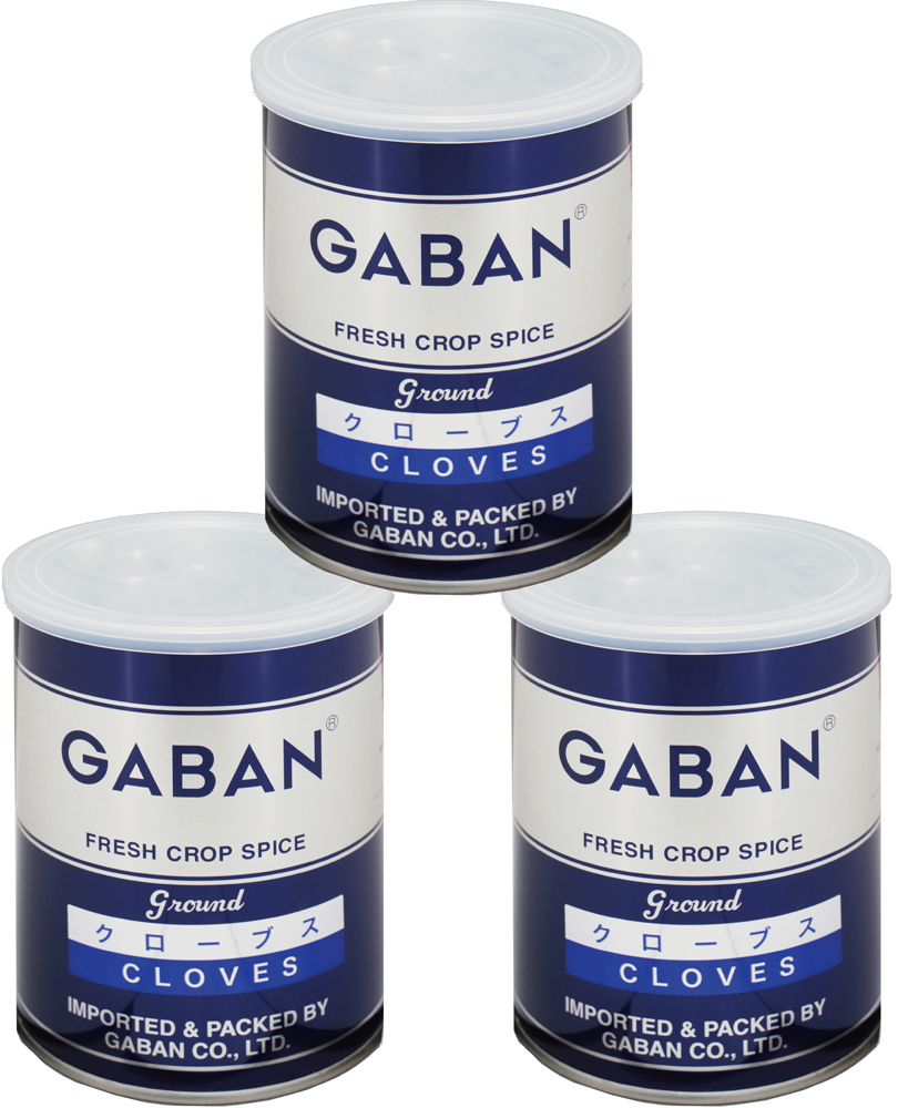 刺激的でさわやかな香り GABAN クローブス パウダー 缶 200ｇ×3個 スパイス Clove 香辛料 ハウス食品 丁字 56％以上節約 最大78%OFFクーポン 業務用 粉