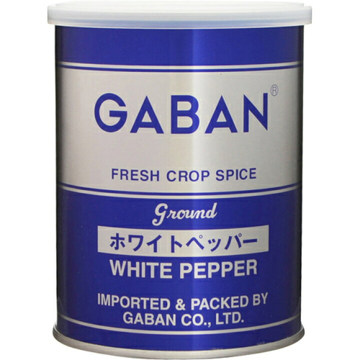 楽天市場】GABAN ホワイトペッパー(缶) 210g 【スパイス ハウス食品 香辛料 パウダー 業務用 白胡椒】 : 食べもんぢから。 楽天市場】GABAN ホワイトペッパー(缶) 210g 【スパイス ハウス食品 香辛料 パウダー 業務用 白胡椒】 : 食べもんぢから。