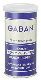 GABAN gaban ブラックペッパー（荒挽き　缶）　100g　　　【スパイス　ハウス食品　香辛料　パウダー　業務用　黒胡椒　粗挽き】