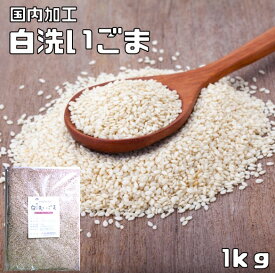 白洗いごま 1kg 生胡麻 胡麻屋の底力 白胡麻 白ごま しろごま 国内加工 製菓材料 乾物 製パン 業務用