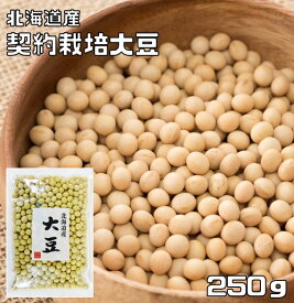 大豆 250g 豆力 契約栽培 北海道産 だいず 国産 乾燥豆 国内産 豆類 乾燥大豆 和風食材 生豆