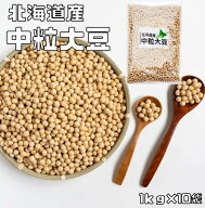 中粒大豆 10kg まめやの底力 北海道産 大豆 だいず 国産 乾燥豆 国内産 豆類 乾燥大豆 和風食材 生豆 業…