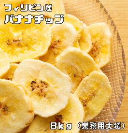 バナナチップ 8kg フィリピン産 世界美食探究 ドライフルーツ バナナチップス ドライバナナ 乾燥バナナ 製菓材料 おやつ 業務用