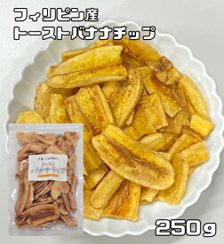 トーストバナナチップ 250g 世界美食探究 フィリピン産 ドライフルーツ スライスバナナ 乾燥バナナ バナナチップス おやつ おつまみ