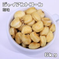 ジャイアントコーン 塩味 6kg 世界美食探究 ペルー産 ジャイコーン ナッツ おつまみ おやつ 揚げ菓子 揚…