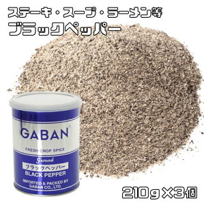 ubNybp[  210g×3 GABAN OEh XpCX h   Ɩp Ӟ Black pepper 傤 Mo