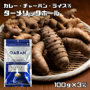 ^[bNz[ 100g×3 GABAN XpCX h V[h  Ɩp Turmeric  Mo i n[u