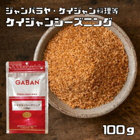 ケイジャンシーズニング 100g GABAN ミックススパイス 香辛料 パウダー 業務用 ギャバン 粉 粉末 ハーブ 調味料