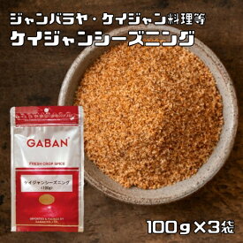 ケイジャンシーズニング 100g×3袋 GABAN （メール便） gaban ミックススパイス 香辛料 パウダー 業務用 ギャバン 粉 粉末 ハーブ 調味料