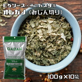 オレガノ 100g×10袋 みじん切り GABAN スパイス ハーブ 香辛料 粒 業務用 はなはっか ギャバン ホール 調味料