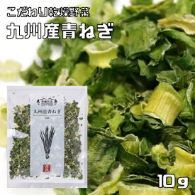 青ねぎ 10g 九州産 乾燥野菜 青葱 吉良食品 あおねぎ ドライ葱 干し野菜 国産 国内産 乾物 便利野菜 備蓄 非常食