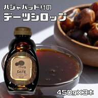 デーツシロップ 450g×3本 無添加 砂糖不使用 イラン産 ハジャバッド村 自然甘味料 低GI 鉄分 カリウム …