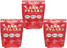 北海道スキムミルク 360g×3袋 雪印メグミルク 低脂肪 脱脂粉乳 製菓材料 製パン材料 国内製造 国産 国内産