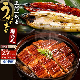敬老の日 ギフト 秋 グルメ 国産うなぎ 蒲焼き 白焼き 超特大 200g〜250g × 2尾 素焼き 冷凍 愛知県産 鰻 ウナギ 朝締め 特大 2匹 2本 たれ 粉山椒付 国産 うなぎ 鰻丼 うな丼 贈り物 贈答用 土用の丑の日 土用 丑の日 2026 内祝 孫から おばあちゃん おじいちゃん