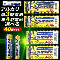 楽天市場】アルカリ乾電池400本セット 三菱の通販