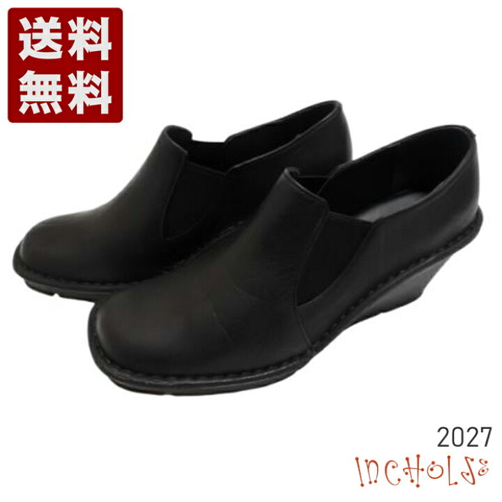 楽天市場】インコルジェ[INCHOLJE] ウェッジハイヒールスリッポン 