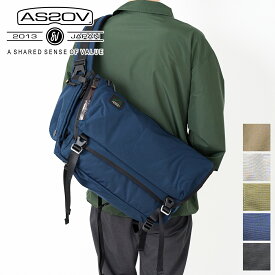 【アッソブ Wプレゼント付】 AS2OV アッソブ バッグ330×1000D CORDURA STANDARD SERIES 330×1000D コーデュラ スタンダードシリーズ メッセンジャー 152318メンズ レディース ショルダーバッグ 斜めがけ ギフト プレゼント ブランド