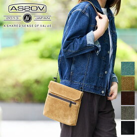【アッソブ Wプレゼント付】 AS2OV アッソブ バッグWP SUEDE サコッシュ 091750メンズ レディース ショルダーバッグ ミニ 斜めがけ ギフト プレゼント ブランド