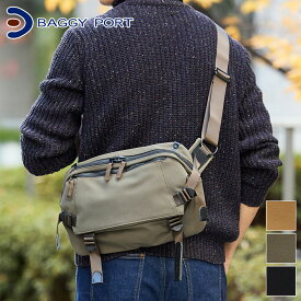 【バギーポート 選べるプレゼント付】 BAGGY PORT バギーポート バッグミノテックレイヤー ボディバッグ YNM-5601メンズ レディース ボディーバッグ 斜めがけ MINOTECH ST 帝人フロンティア株式会社 日本製 ブランド 軽量 大人 男性 女性