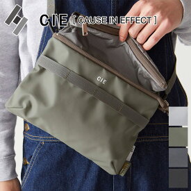 【シー 選べるプレゼント付】 CIE シー バッグGRID3 ミニ ショルダーバッグ（ATT-01） 032052メンズ レディース サコッシュ ショルダーバッグ 斜めがけ MINI SHOULDER BAG (ATT-01) 日本製 ギフト 軽い 撥水 旅行 アウトドア レジャー 軽量 大人 女性 男性