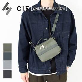 【シー 選べるプレゼント付】 [ 2026年 春夏新作 ] CIE シー バッグGRID3 バタフライサコッシュ（S） 032078メンズ レディース サコッシュ ショルダーバッグ 2WAY 斜めがけ 日本製 ギフト プレゼント ブランド