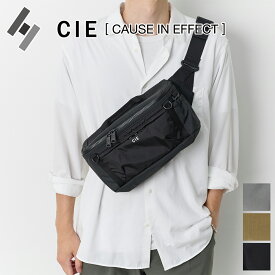 【シー Wプレゼント付】 CIE シー バッグPRIOR ウエストバッグ 035002メンズ レディース ボディバッグ ボディーバッグ ウエストポーチ 2WAY 斜めがけ 撥水 日本製 プレゼント ブランド 軽い 撥水 丈夫 旅行 アウトドア レジャー 軽量 大人 女性 男性