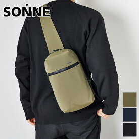 【ゾンネ 選べるプレゼント付】 SONNE ゾンネ バッグTRIM トリム ボディバッグ SO-SOSL005メンズ レディース ボディーバッグ 斜めがけ ギフト プレゼント ブランド 軽量 シンプル 軽量 大人 男性