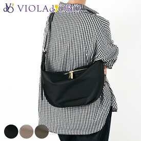【ヴィオラドーロ 10%クーポン付】 VIOLAd'ORO ヴィオラドーロ バッグBIANCA（ビアンカ） ボディバッグ V-2248レディース ボディーバッグ ショルダーバッグ 弱撥水性 ナイロン 本革 軽量 斜めがけ 日本製 ギフト かわいい おしゃれ プレゼント ブランド