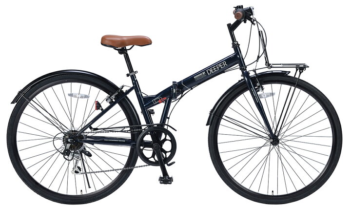 楽天市場】自転車 折りたたみ自転車 クロスバイク 27インチ シマノ 6段 
