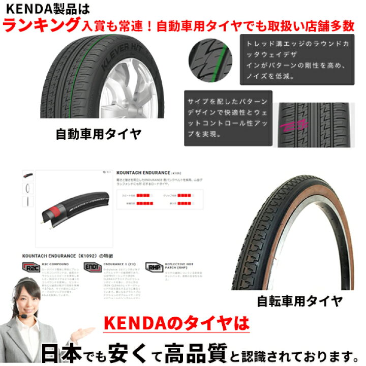 ケンダ自転車タイヤ評判