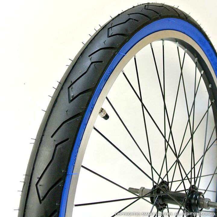 楽天市場】自転車 タイヤ 26インチ 26x1.95 HE 1本 カラータイヤ 