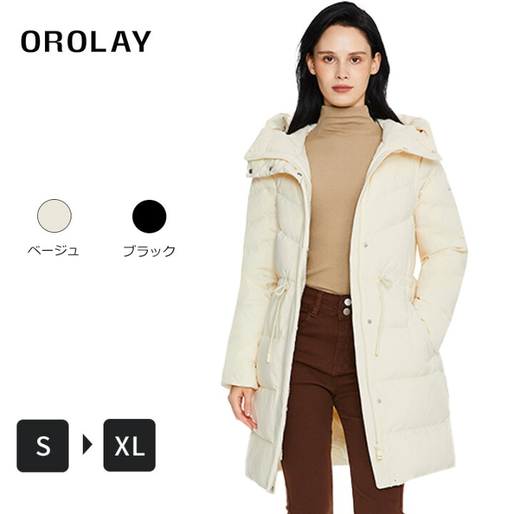 楽天市場】Orolay ダウンジャケット レディース 冬 コート ダウン 