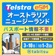 【Telstra】オーストラリア eSIM【5G/4G-LTE高速データ通信】低速データ無制限 / テザリング 【パスポー…